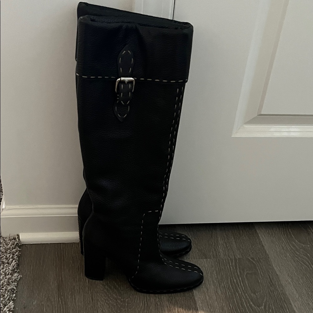 Fendi Black Over the Knee Boots